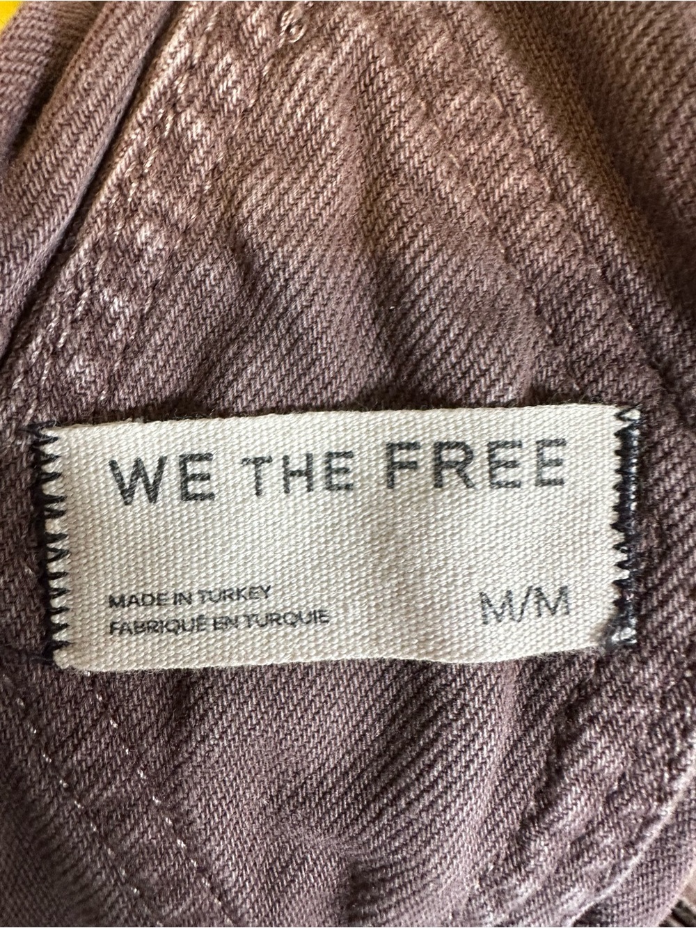 We The Free Good Luck Barrel Overalls Womens Medium Chocolate Mousse Brown - Picture 7 of 10